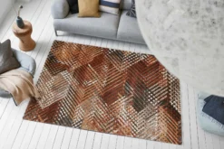 Esprit Teppich Terracotta Braun Kurzflor
