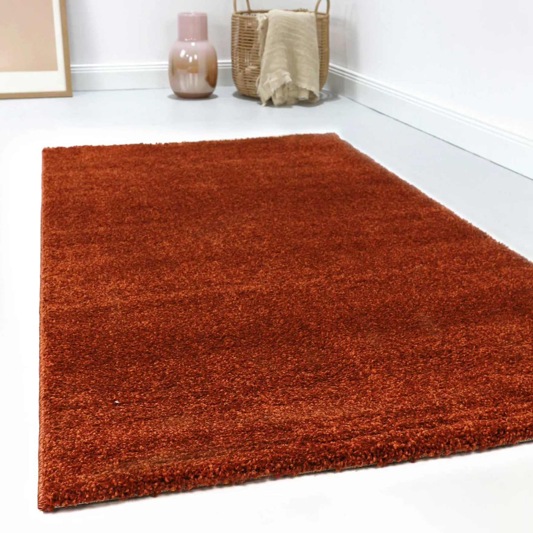 Esprit Teppich Terracotta Kurzflor "California"