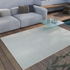 Esprit Teppich Türkis Beige In & Outdoor 