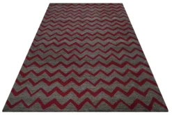 Esprit Teppich Violett Grau Taupe Kurzflor "Kalahari"