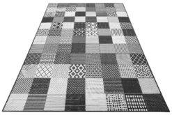 Esprit Teppich Weiß Schwarz In & Outdoor 