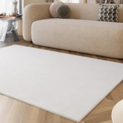 Esprit Teppich Weiß und sehr flauschig Hochflor