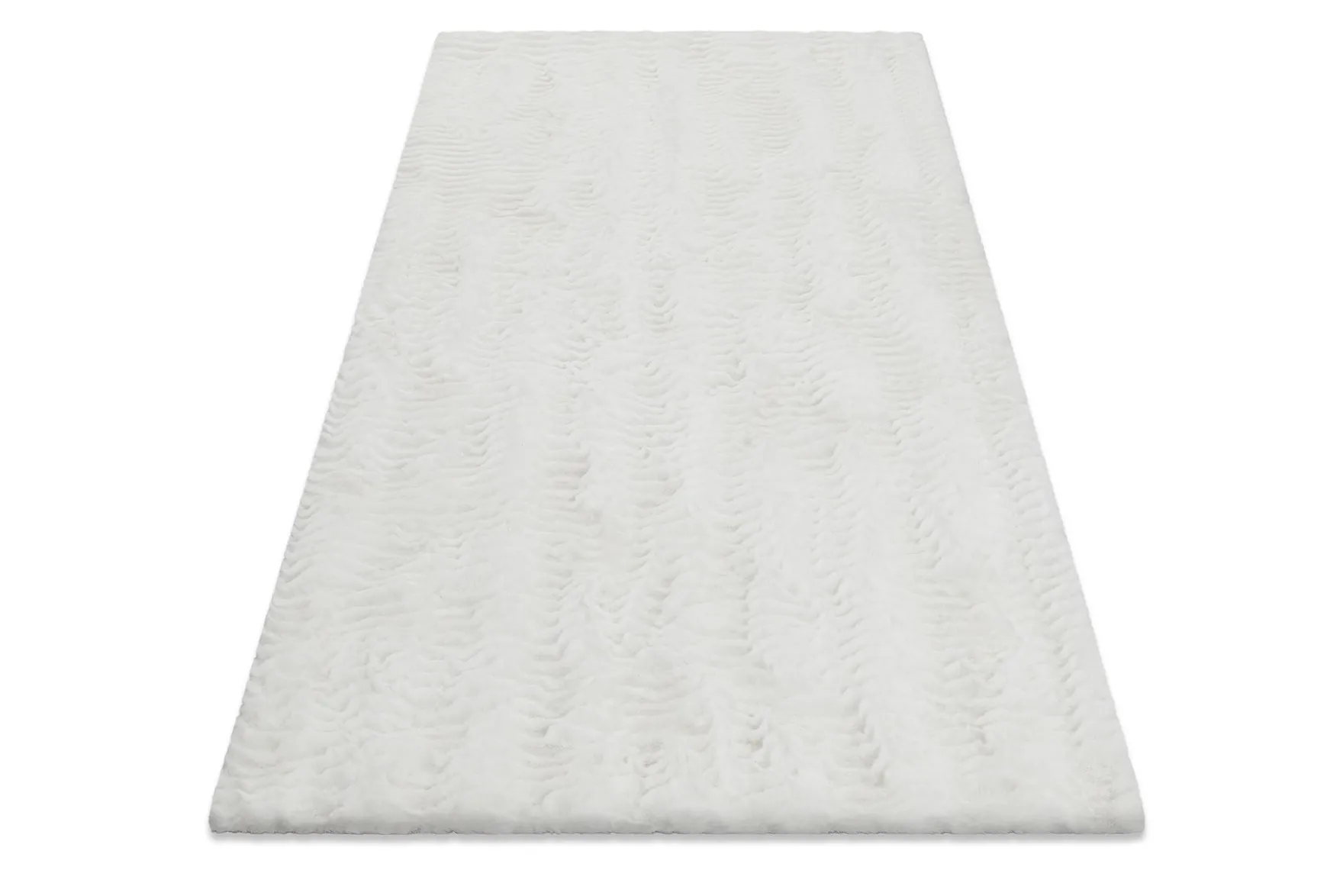 Esprit Teppich Weiß und sehr flauschig Hochflor "Alice Beach"