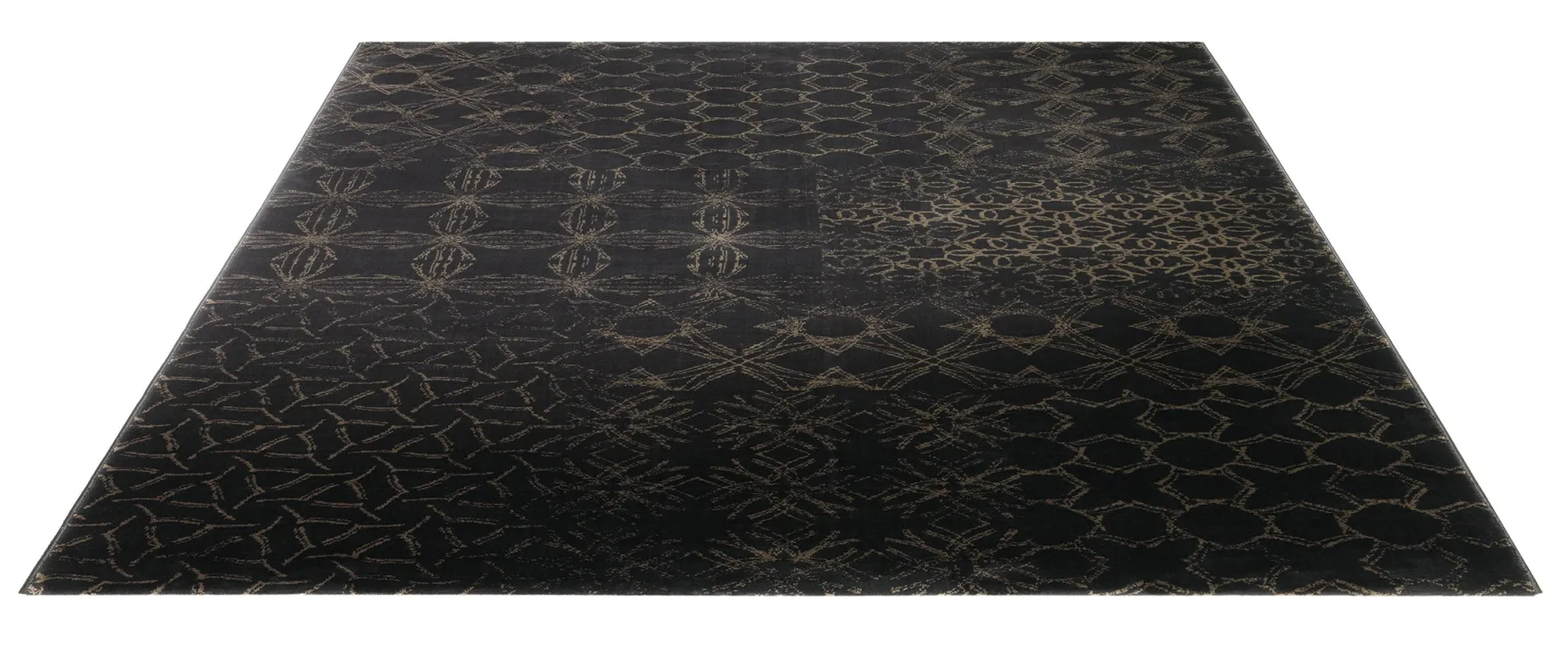 Esprit Teppich 120x180 cm Schwarz "Hamptons"