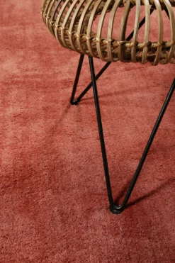 Esprit Teppich Ziegel Rot Hochflor "Loft"