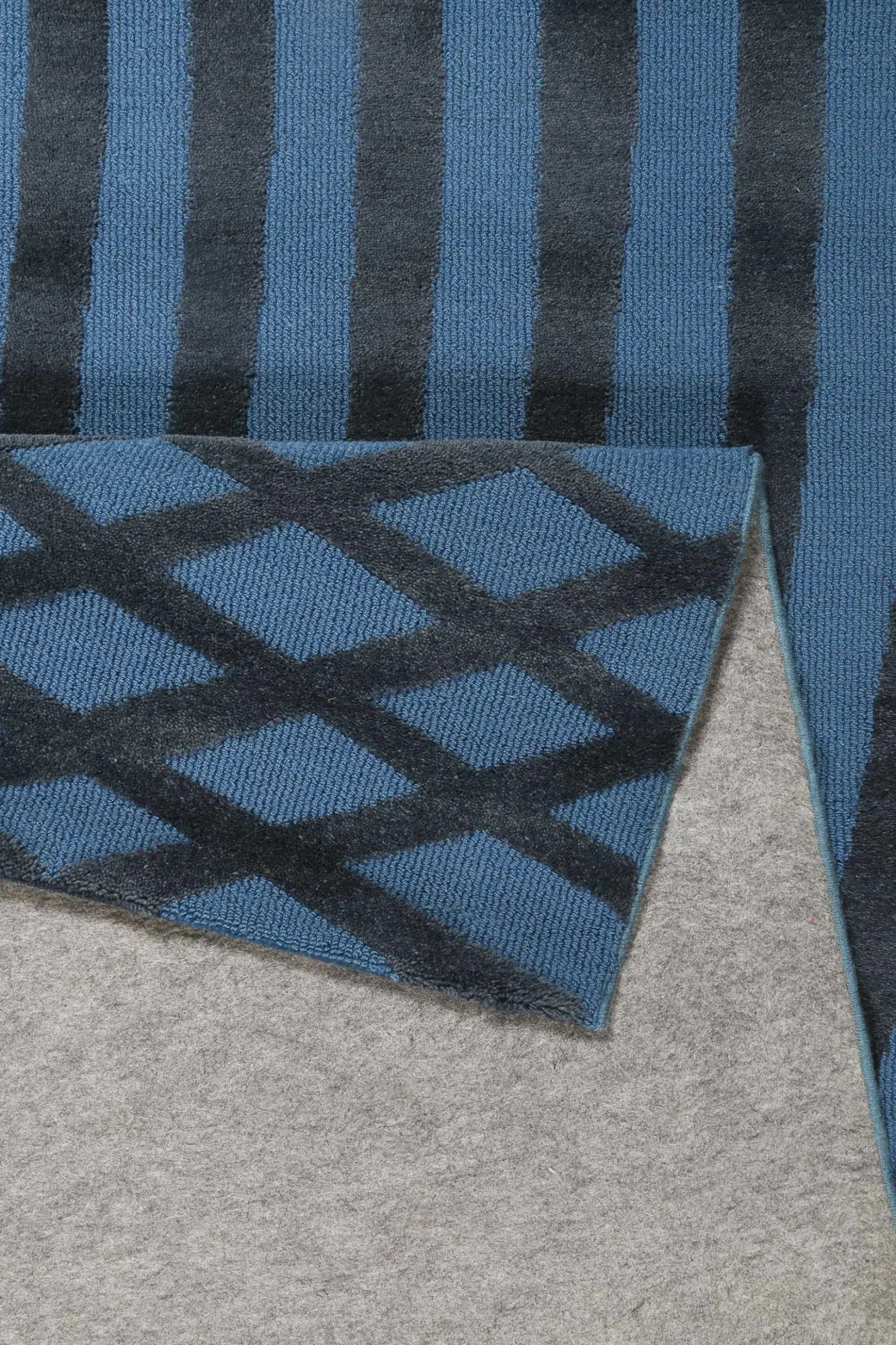 Esprit Wollteppich Blau "Vector"