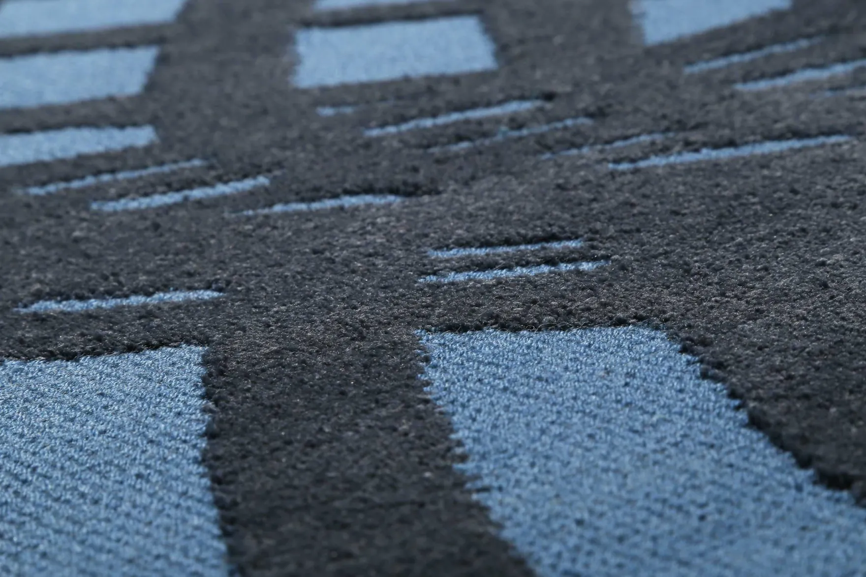 Esprit Wollteppich Blau "Vector"