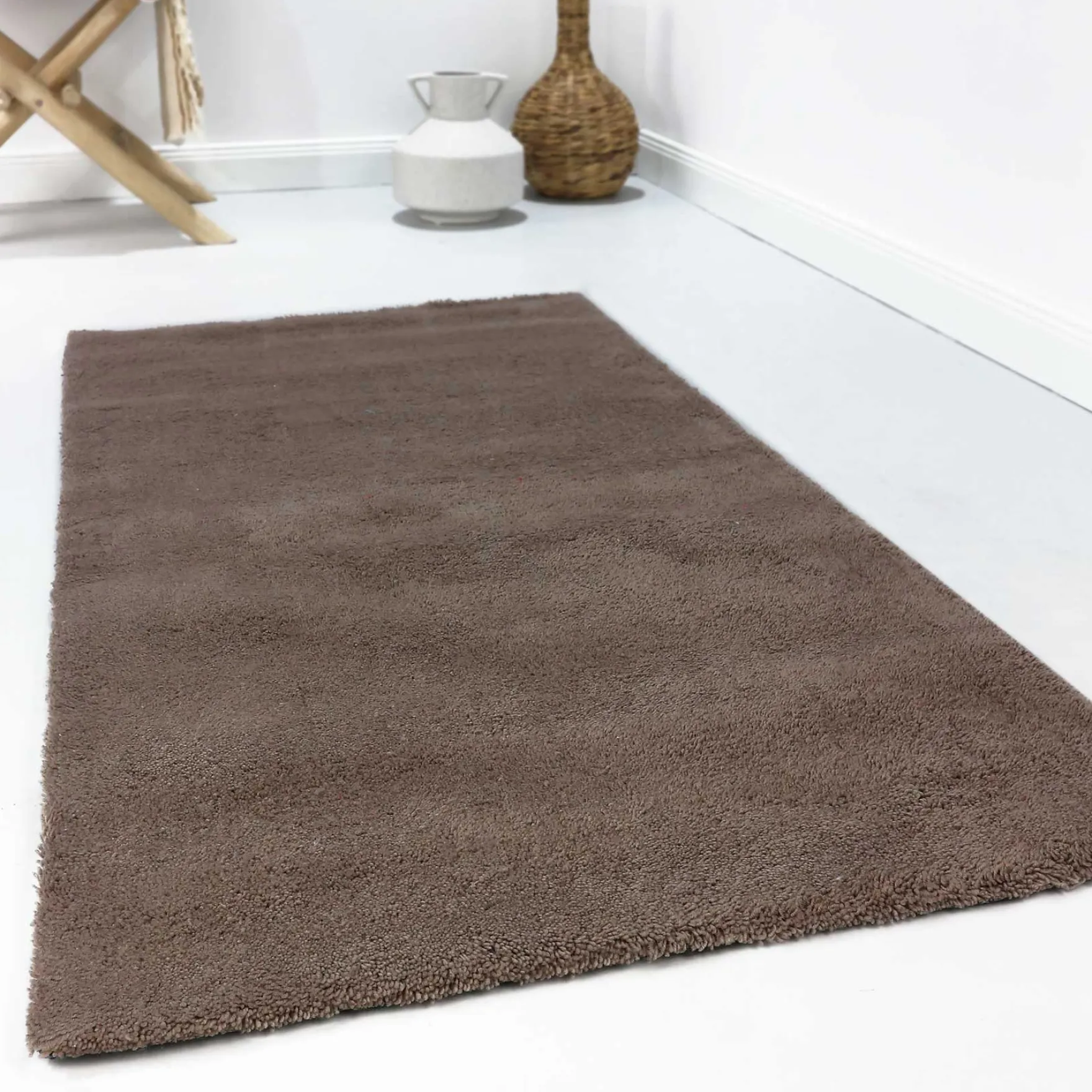 Esprit Wollteppich Braun Hochflor "Greenwood Rug"