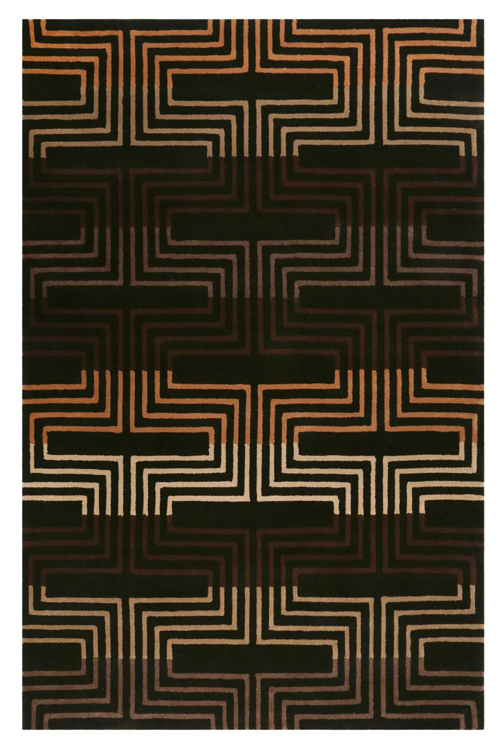 Esprit Wollteppich Braun "Matrix"