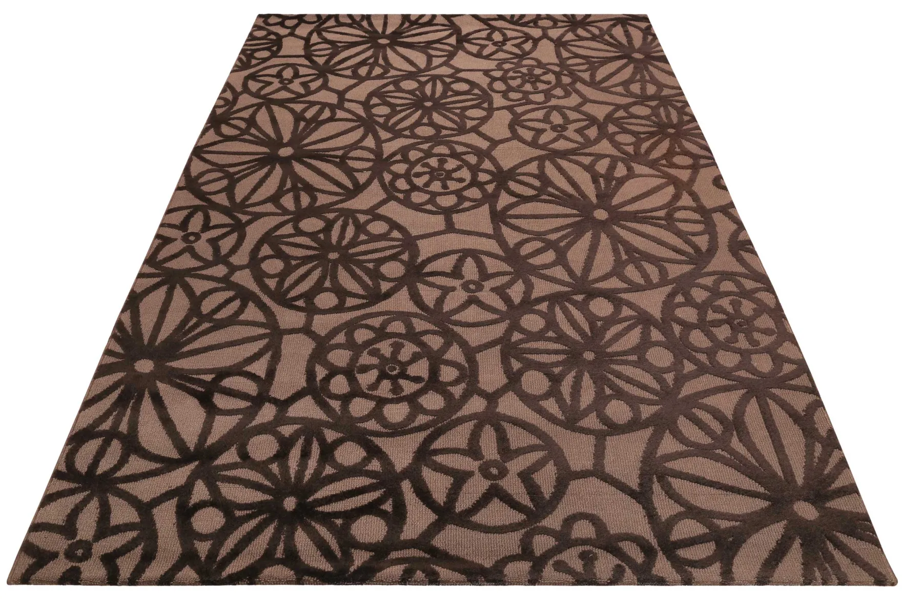 Esprit Wollteppich Braun "Society Circle"