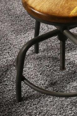 Esprit Wollteppich Grau meliert Hochflor