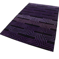 Esprit Wollteppich Lila "Matrix"