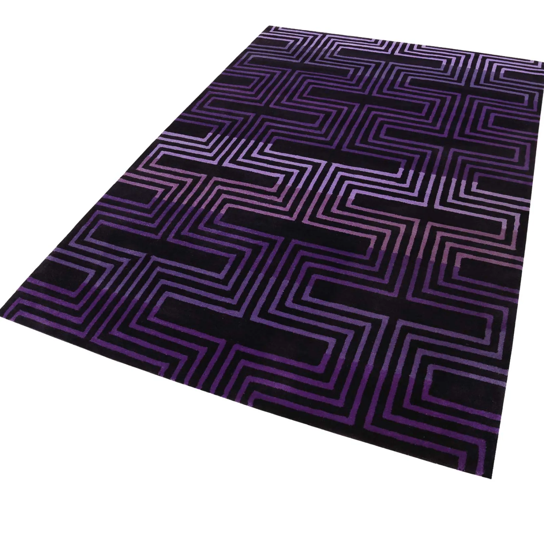Esprit Wollteppich Lila "Matrix"
