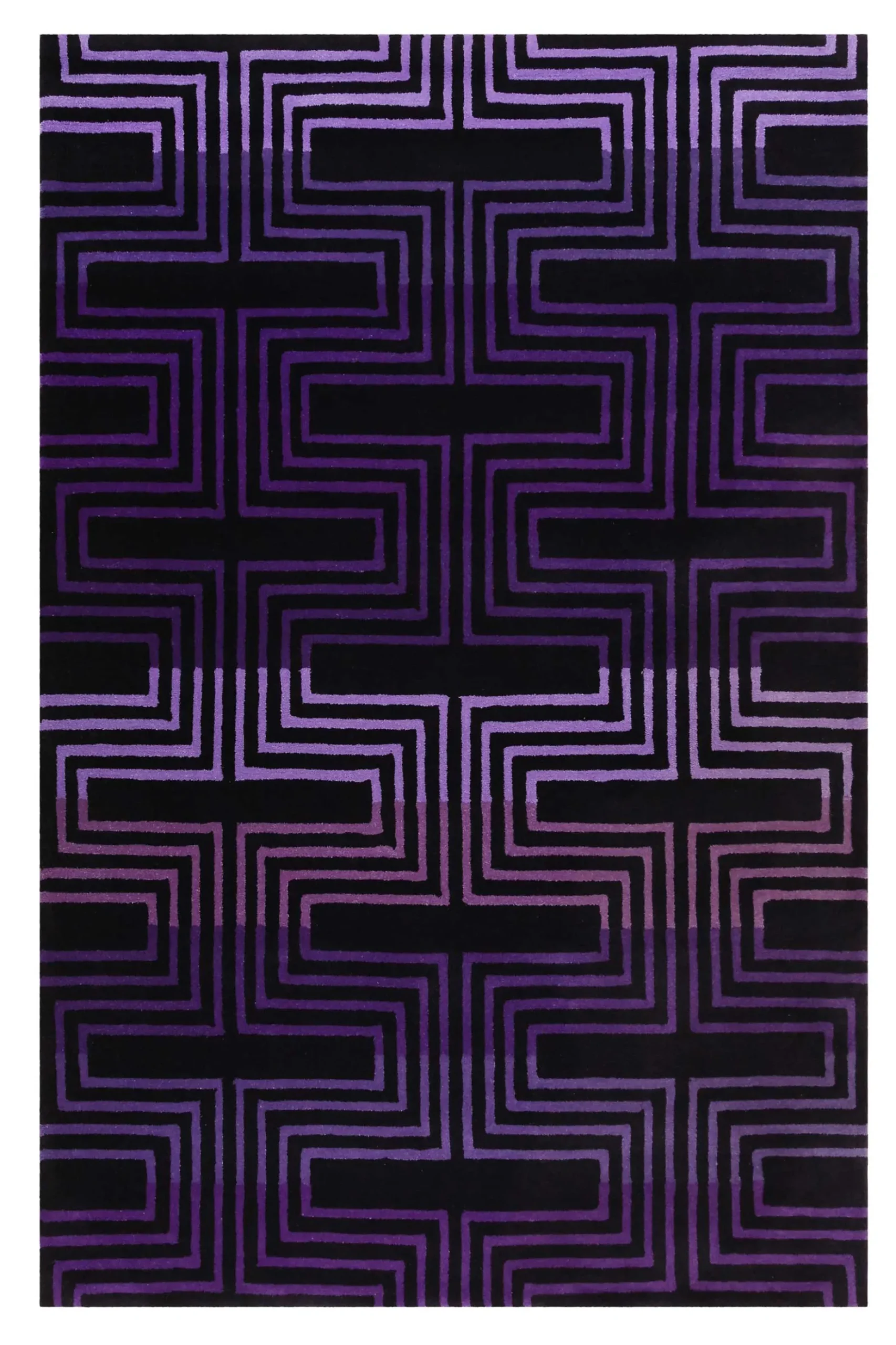 Esprit Wollteppich Lila "Matrix"