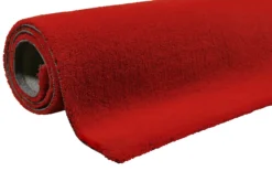 Esprit Wollteppich Rot Hochflor