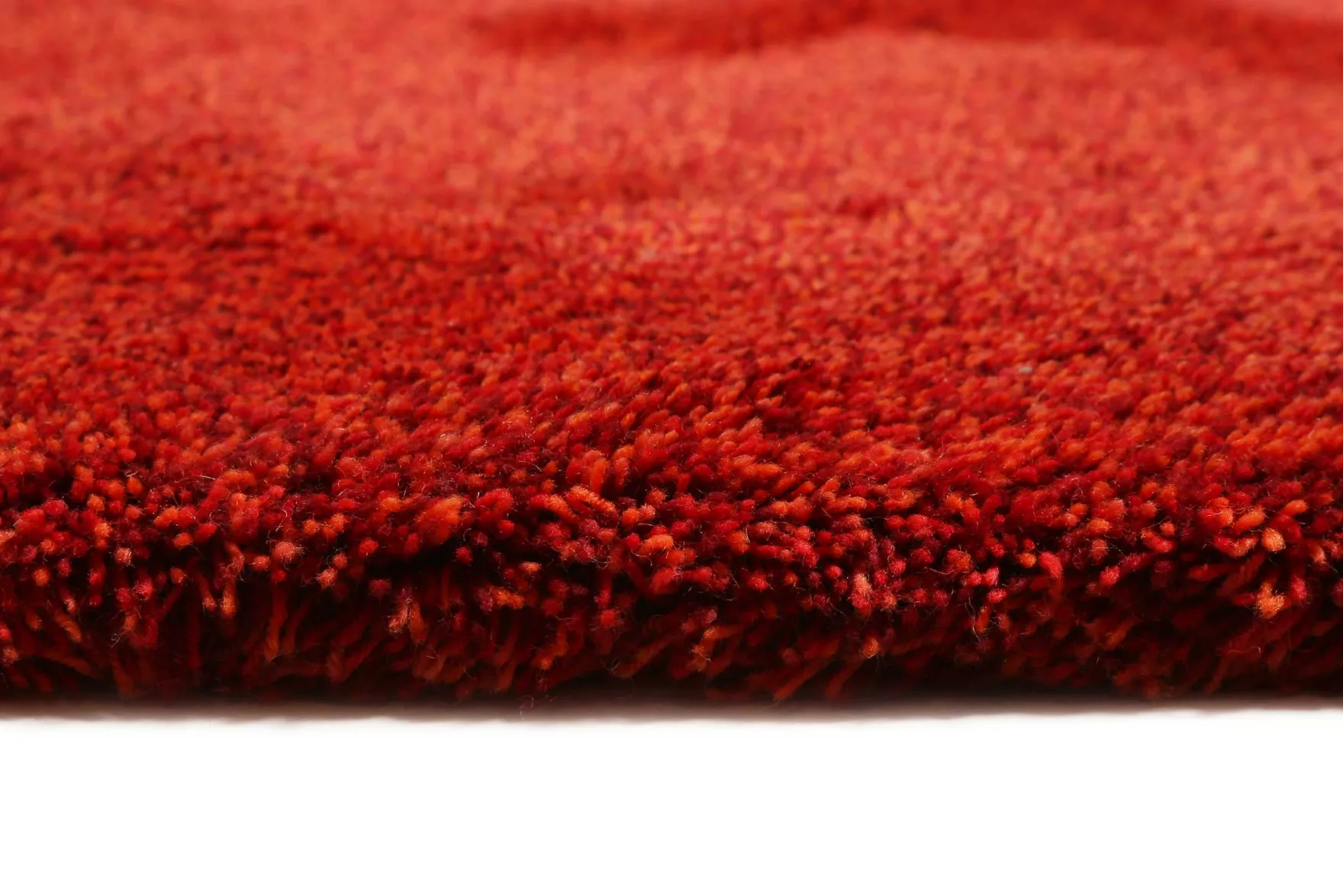 Esprit Wollteppich Rot meliert Hochflor "Ethnic Mix"