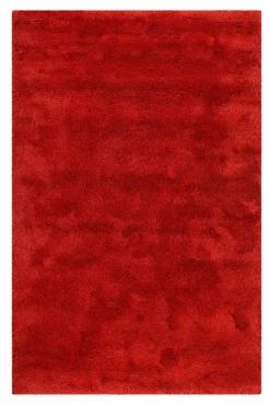 Esprit Wollteppich Rot meliert Hochflor