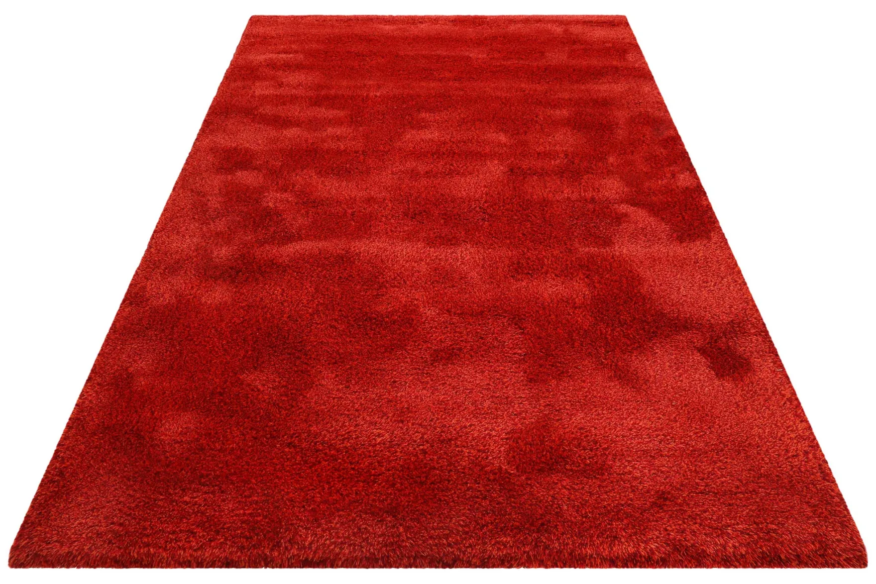 Esprit Wollteppich Rot meliert Hochflor "Ethnic Mix"
