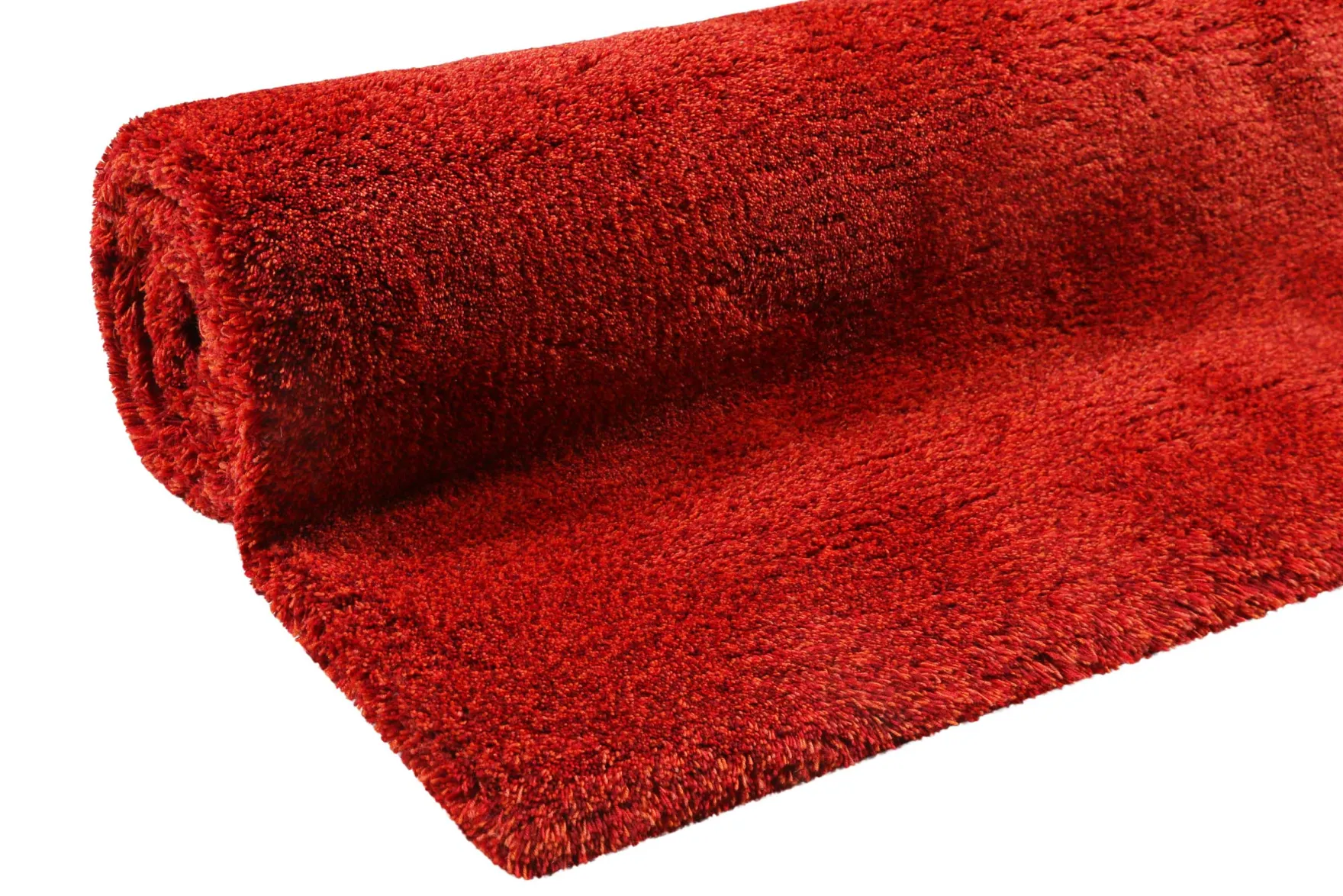 Esprit Wollteppich Rot meliert Hochflor "Ethnic Mix"