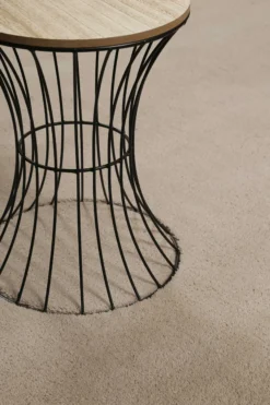 Esprit Wollteppich Sand Beige Hochflor "Greenwood Rug"