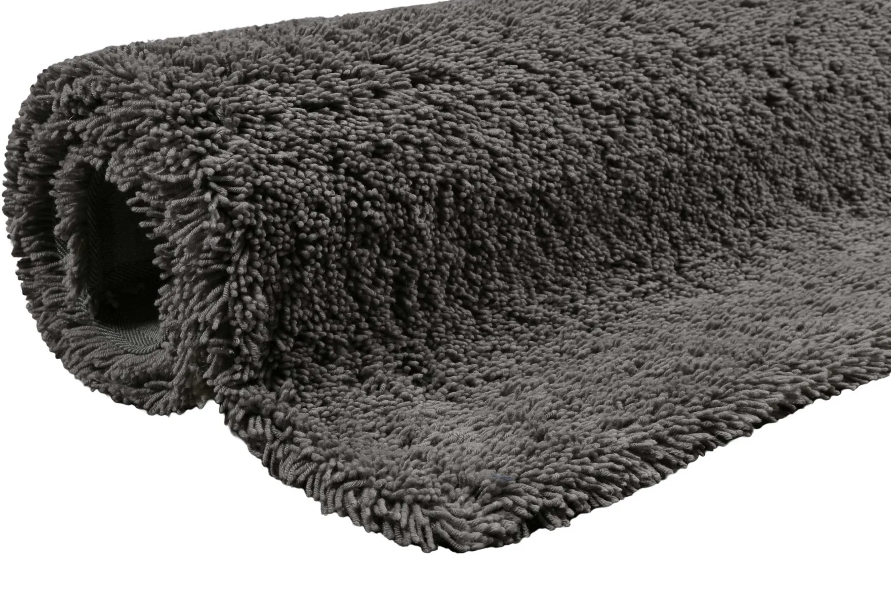 Esprit Wollteppich Shaggy Grau Hochflor "Seattle Shag"