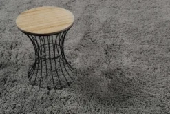 Esprit Wollteppich Shaggy Hellgrau Hochflor