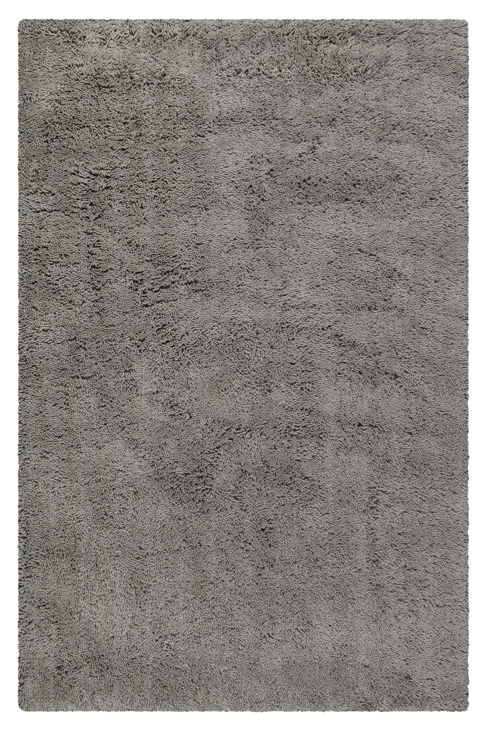 Esprit Wollteppich Shaggy Hellgrau Hochflor "Seattle Shag"