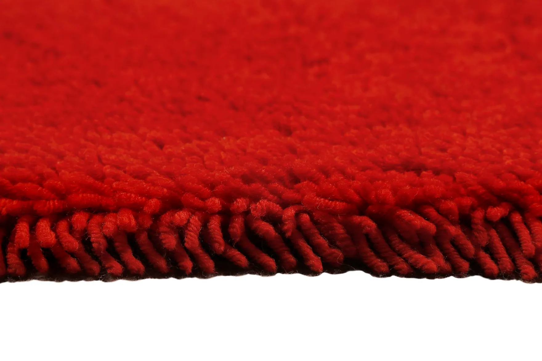 Esprit Wollteppich Shaggy Rot Hochflor "Seattle Shag"