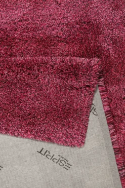 Esprit Wollteppich Violett meliert Hochflor
