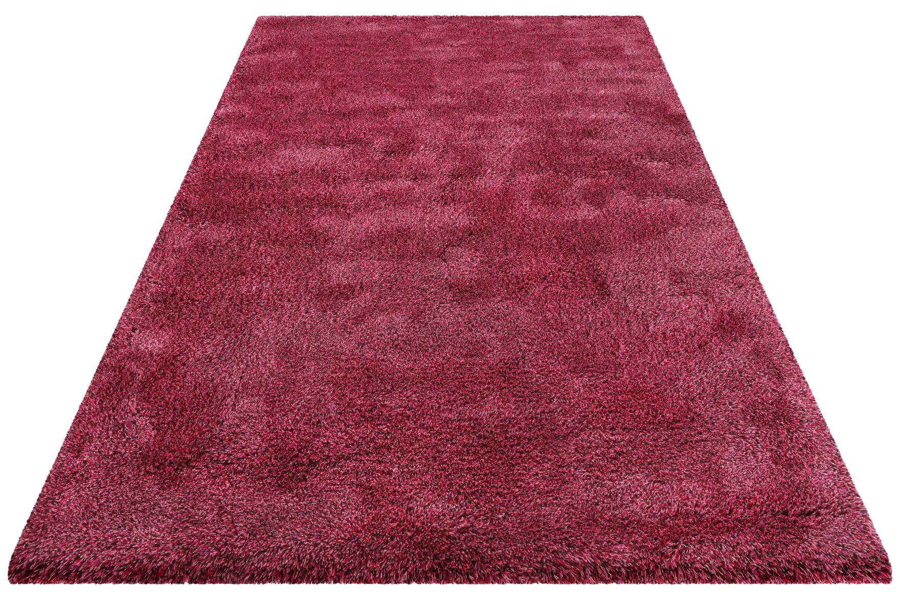 Esprit Wollteppich Violett meliert Hochflor "Purple Passion"