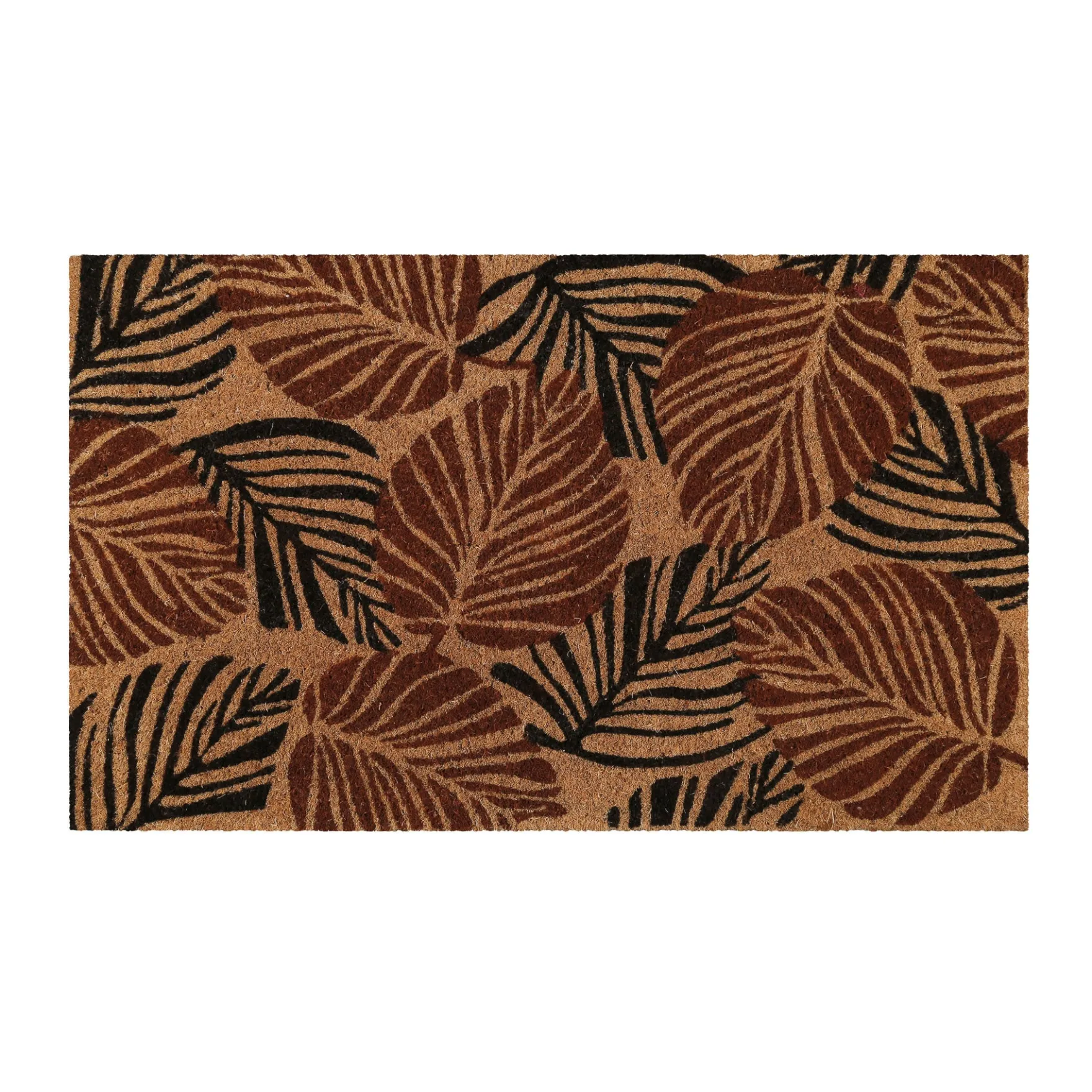 Fußmatte aus Kokosfaser Natur Schwarz "Jungle Mat" WECONhome