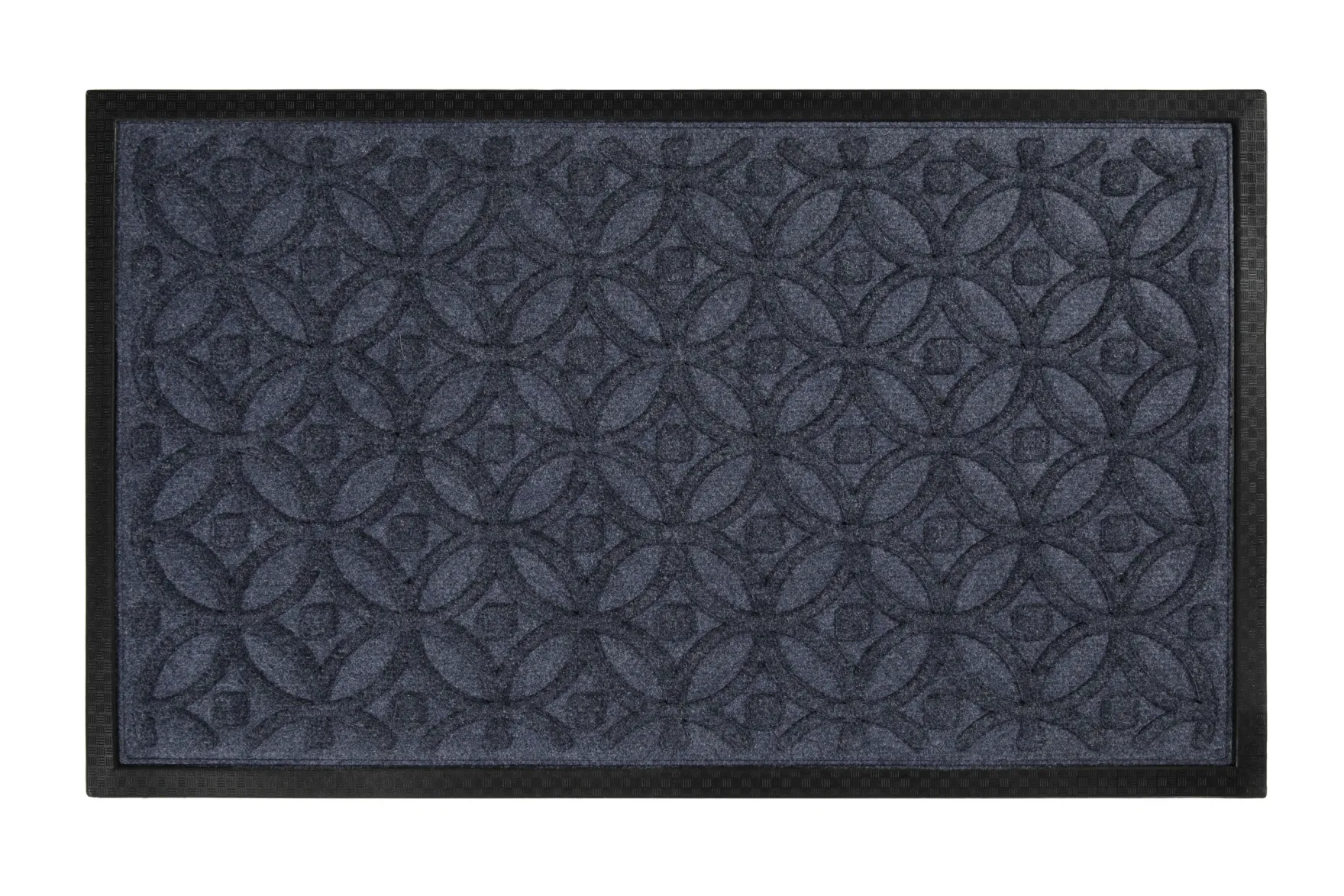 Fußmatte Grau Blau "Midnight Mosaic" WECONhome