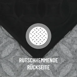 Fußmatte Hellgrau "Midnight Mosaic" WECONhome