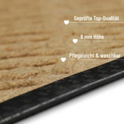 Fußmatte Honig Beige "Midnight Mosaic" WECONhome