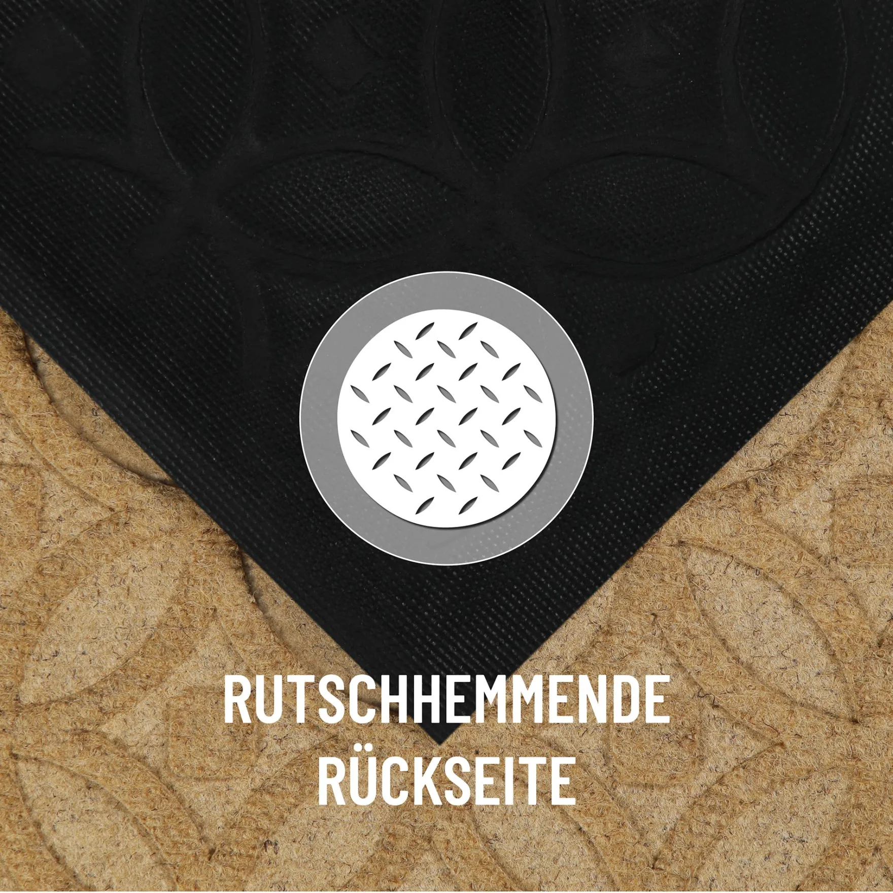Fußmatte Honig Beige "Midnight Mosaic" WECONhome