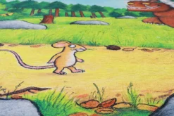 Grüffelo Kinderteppich Bunt Kurzflor