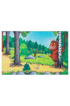 Grüffelo Kinderteppich Bunt Kurzflor