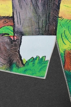 Grüffelo Kinderteppich Bunt Kurzflor