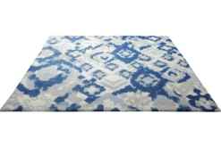 Handgearbeiteter ESPRIT Teppich beige blau