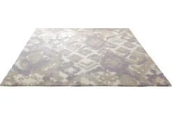 Handgearbeiteter ESPRIT Teppich beige fliederfarben "Cove"