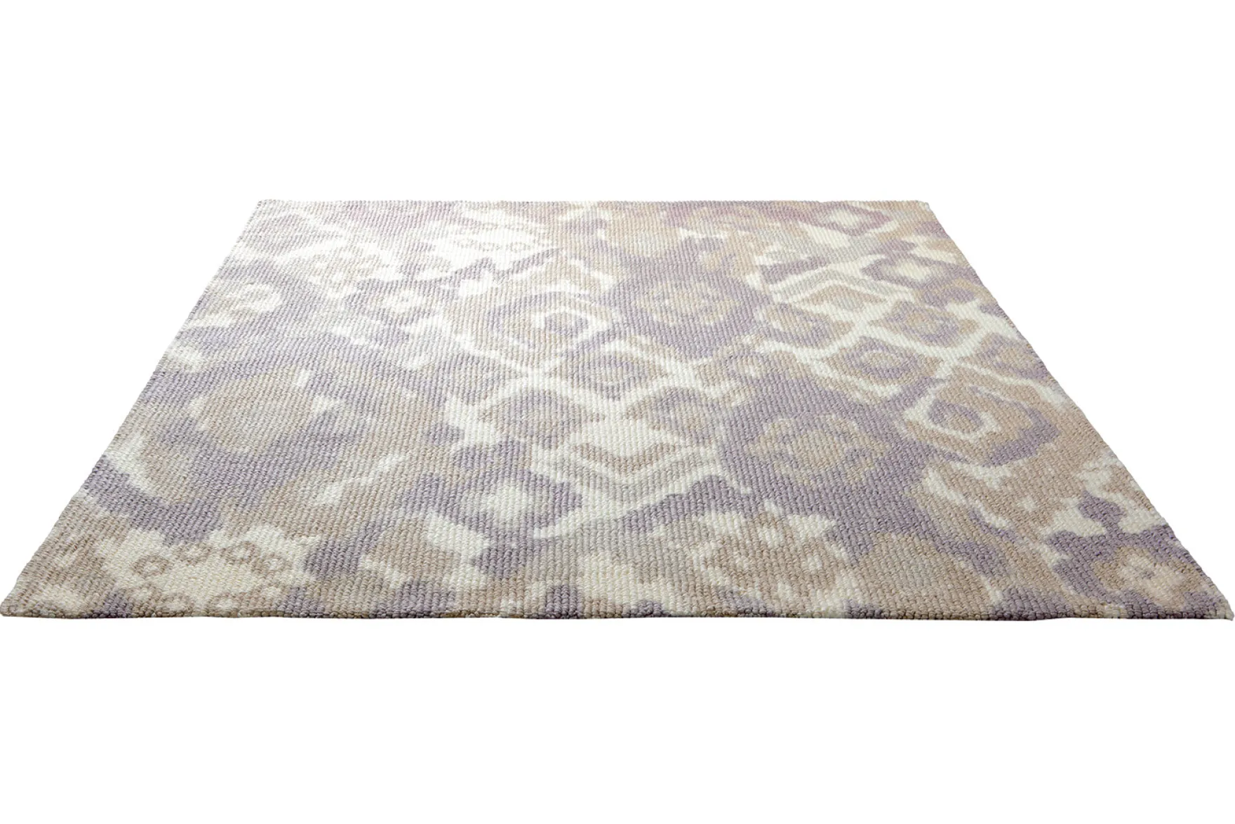 Handgearbeiteter ESPRIT Teppich beige fliederfarben "Cove"
