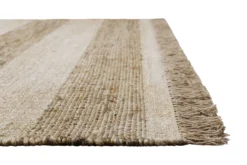 Handwebteppich Beige Sand aus Naturfaser