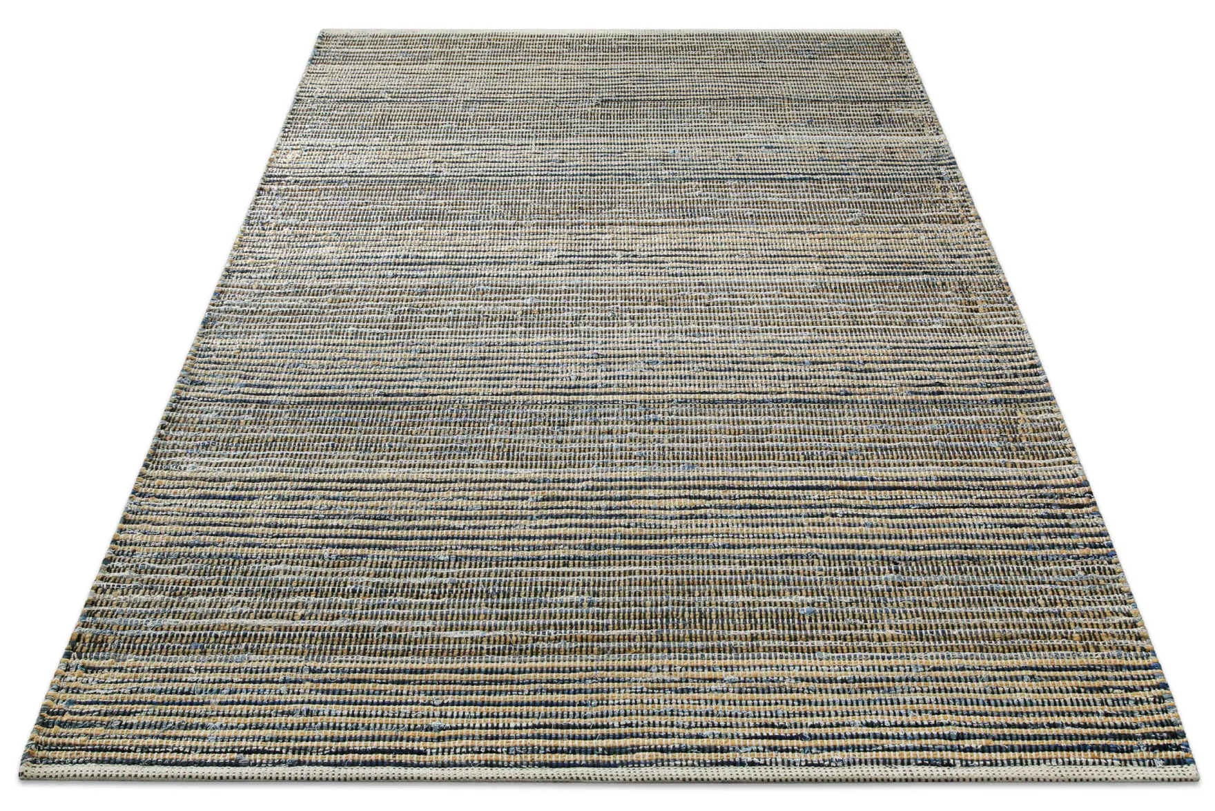 Handwebteppich Denim Blau "Denim Feels" WECONhome