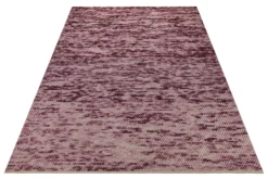 1433 Handwebteppich Wolle space-dyed beere rosé 160x230 cm