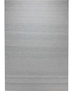 Handwebteppich Wolle Struktur hellgrau 160x230 cm