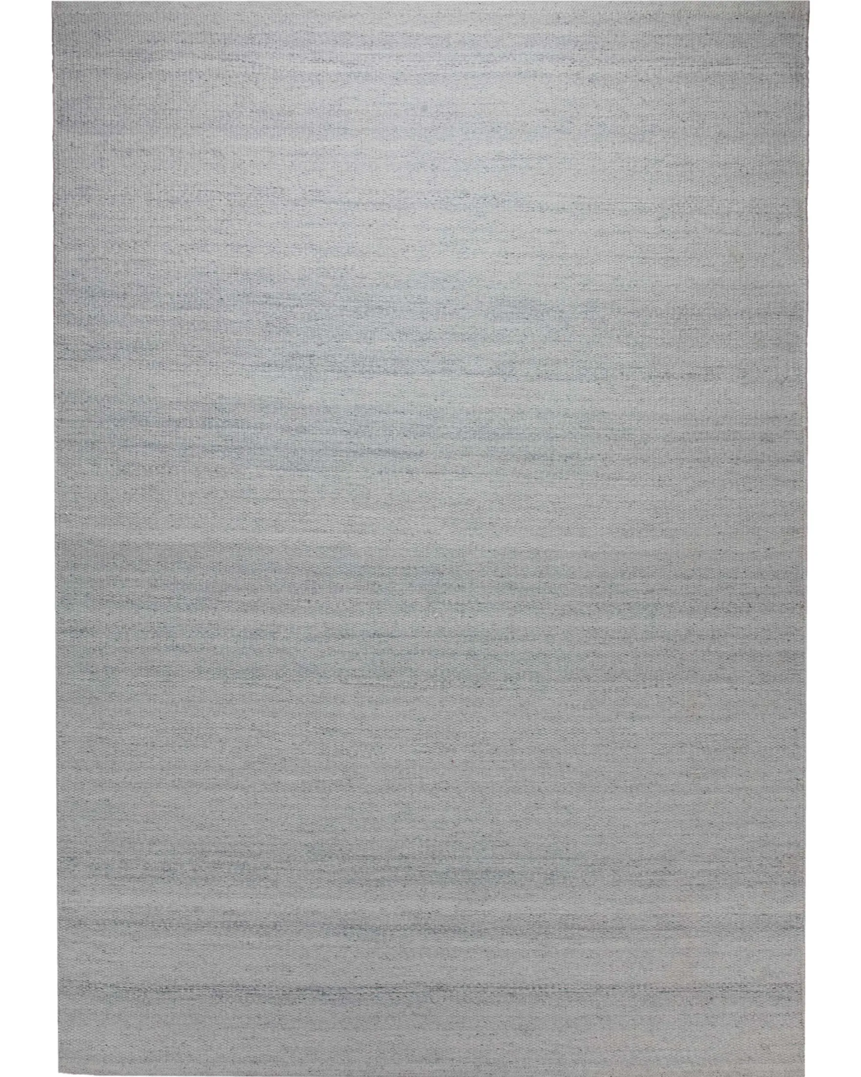 Handwebteppich Wolle Struktur hellgrau 160x230 cm