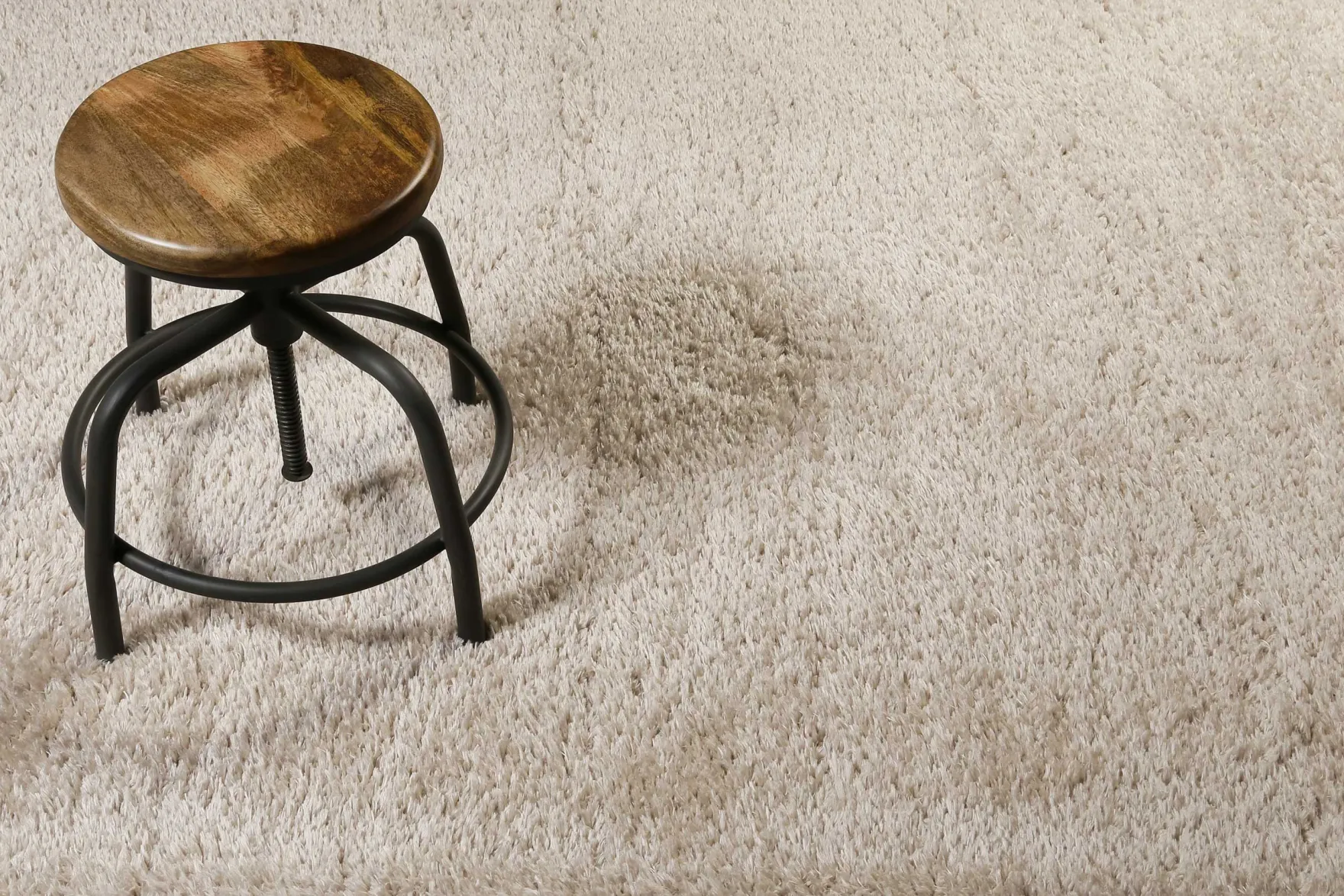 Hochflor Teppich Beige "Toubkal" WECONhome