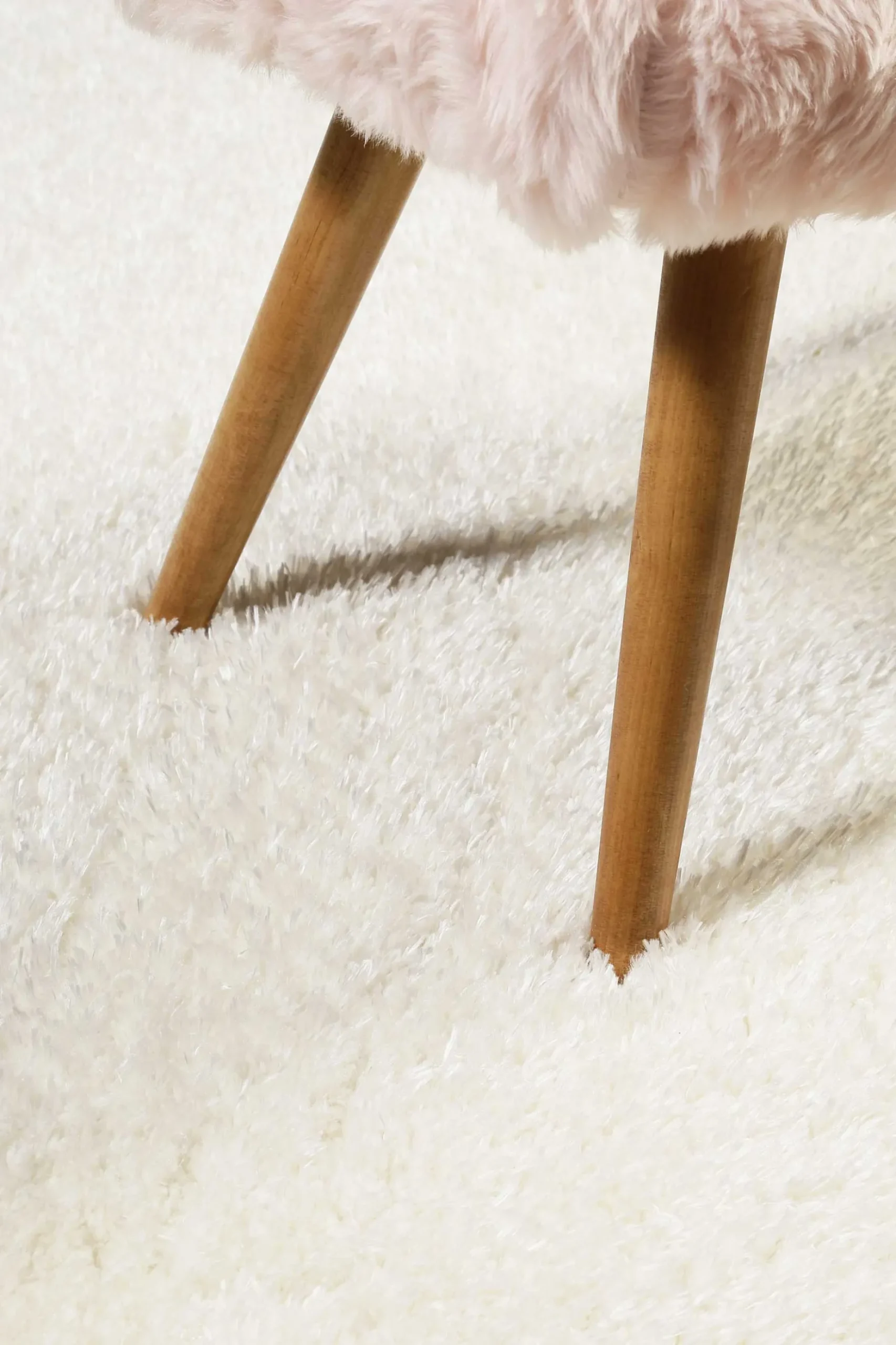 Hochflor Teppich Weiß Creme "Toubkal" WECONhome