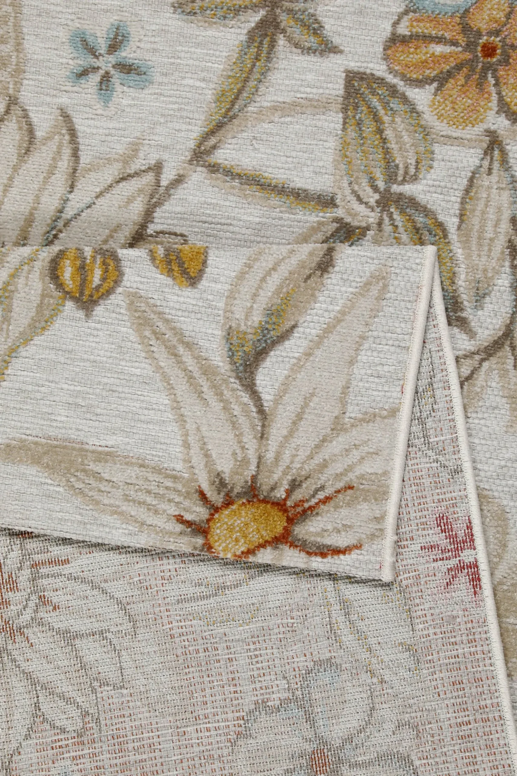 In & Outdoorteppich Beige "Abloom" WECONhome
