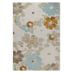 In & Outdoorteppich Beige